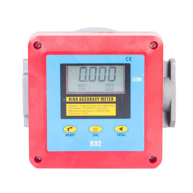 Digital Three Four Number High Precision Fuel Flow Meter Aliran Minyak