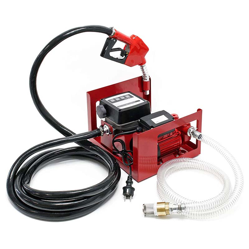 Self Priming Electric Oil Diesel Transfer Pump Kanthi 4 Digit Flow Meter